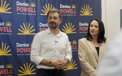 Pete Buttigieg Campaigns for Denise Powell in Omaha, Nebraska