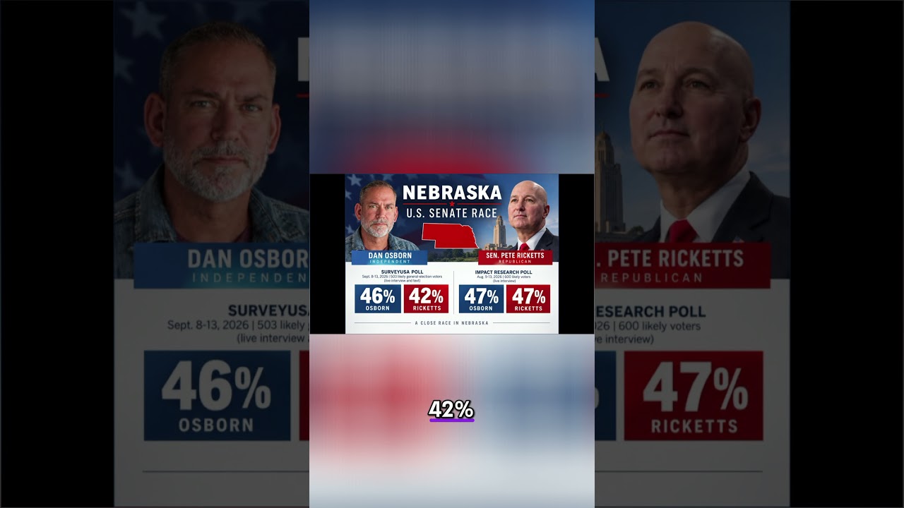 Nebraska Senate Race Heats Up – $1.4M to Help Pete Ricketts — Why Now?